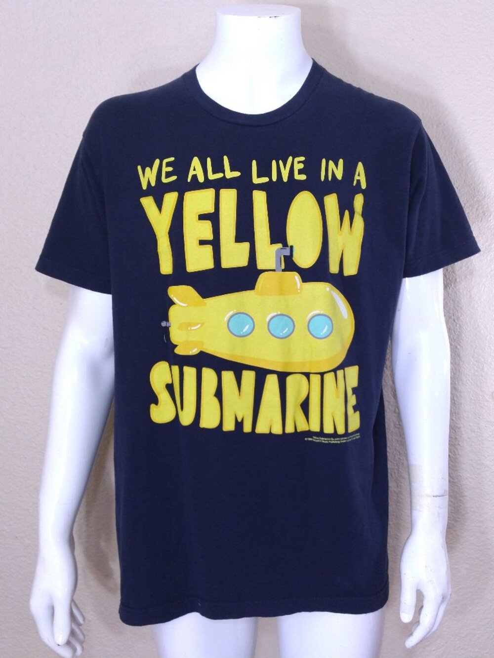 THE BEATLES Ripple Junction YELLOW SUBMARINE T Shirt LARGE Cartoon GRAPHIC TEE